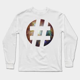 Hashtag Space Long Sleeve T-Shirt